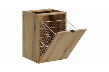 Szafka pod blat 40cm z koszem na pranie NOVA OAK 81-40-1DK