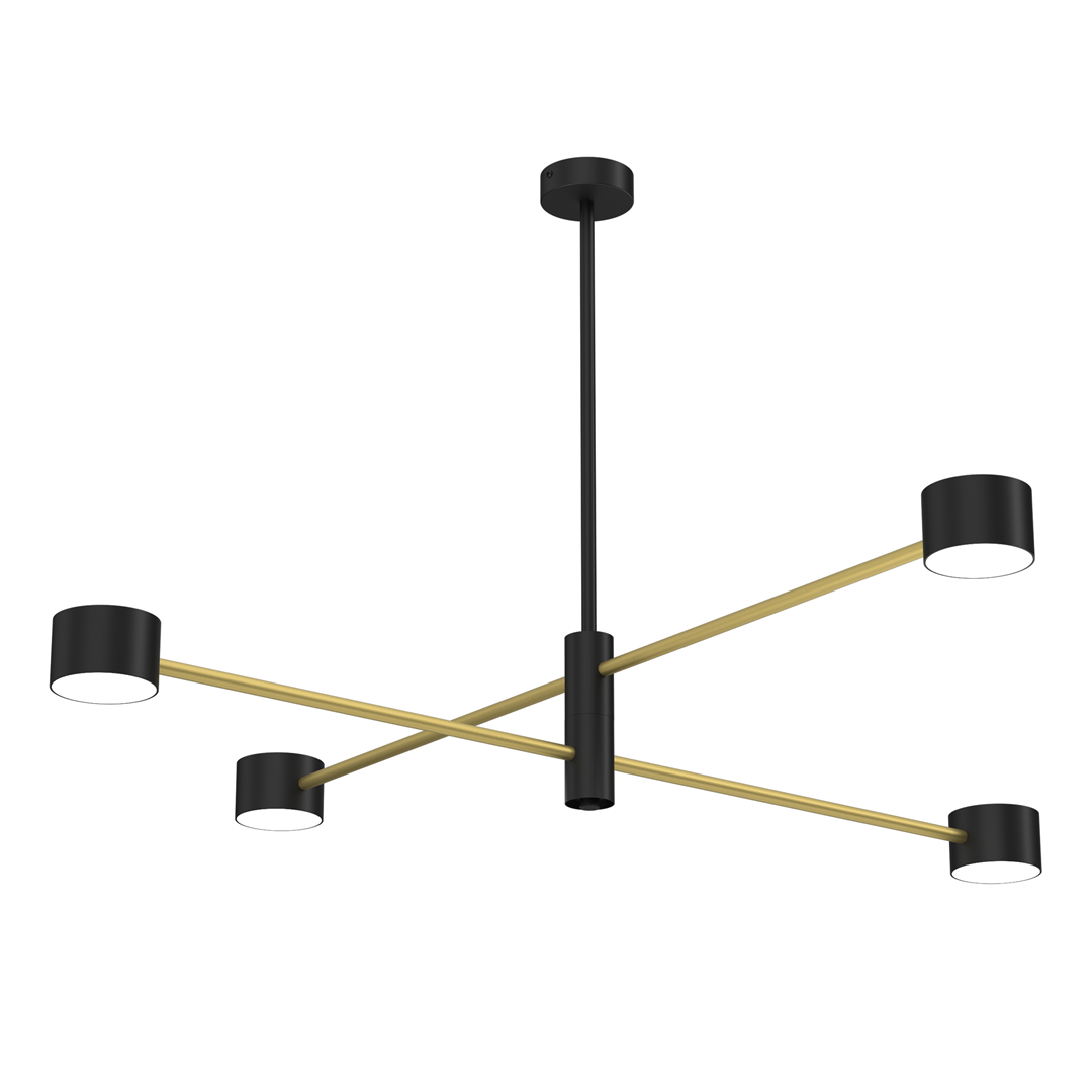 Lampa sufitowa CROSS GOLD 4xGX53