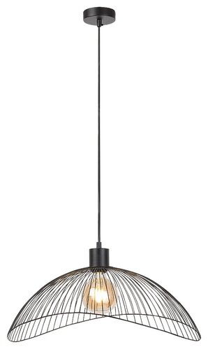 4347 Iduna Lampa wisząca IP20 czarny matowy E27 1x MAX 60