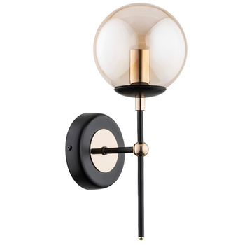 Elegancki Kinkiet ITORIS 28360 CZERŃ i ZŁOTO