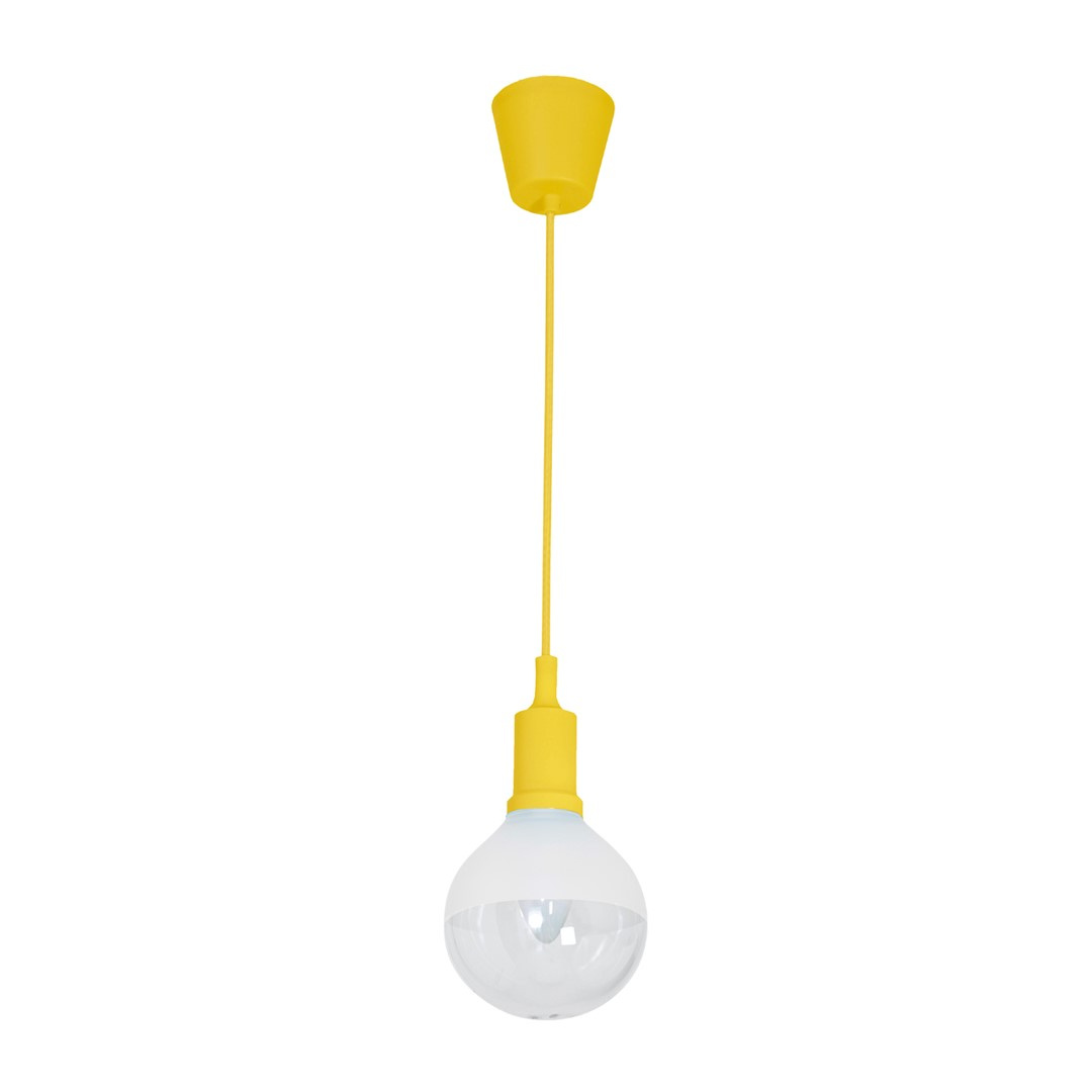 LAMPA WISZCA BUBBLE YELLOW 5W E14 LED