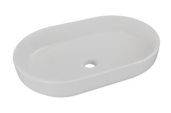 Ceramiczna umywalka nablatowa 55cm Jasny Beton RIVER 2 CONCRETE GREY MATT UN 55 ( 6594 ) Comad