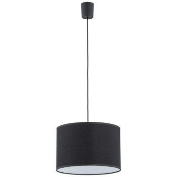 Lampa wisząca 50cm z abażurem Rondo Black 3xE27