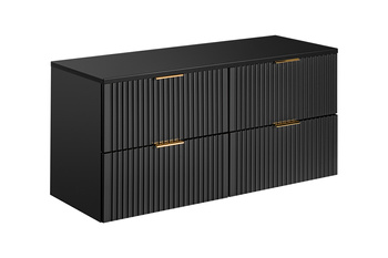 Zestaw mebli łazienkowych Adel Black 120cm – SET -ADB B 120 CM