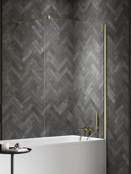 Parawan nawannowy 100x150 Złoty 8 mm – NESTA LIGHT GOLD P-0208-WP z powłoką Active Shield 2.0 | Połysk