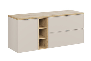 Zestaw mebli łazienkowych Bella Cashmere 140cm z blatem – SET-BC B ARTISAN 140CM LB