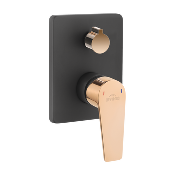 BATERIA PODTYNKOWA 2F MIDNIGHT, CZARNY / GOLD ROSE INVENA TREND