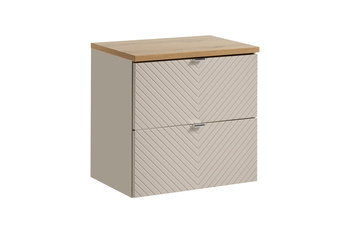 Zestaw mebli łazienkowych Viva Cashmere 60cm z blatem – SET-VIC B OAK 60CM S