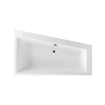 Sfera Slim wanna narożna 170x100 cm prawa, bialy połysk