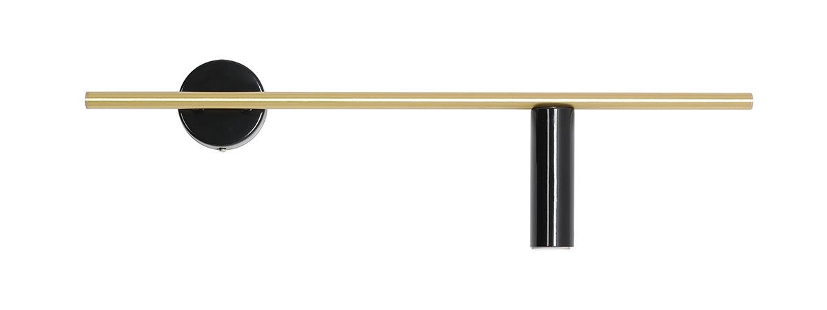 KINKIET TREVO BLACK BRASS (prawy)