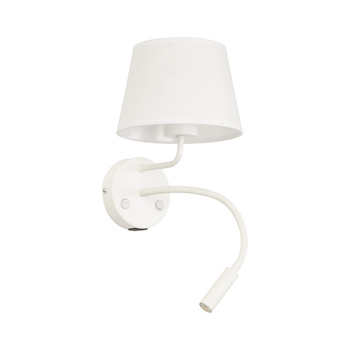 Kinkiet Maja White 10204 + USB TK Lighting