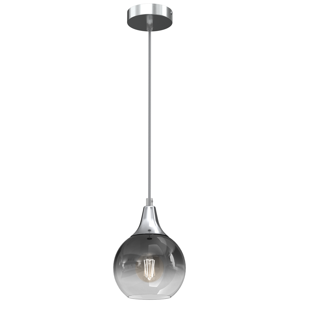 Lampa wiszca MONTE SILVER fi 150 1xE27