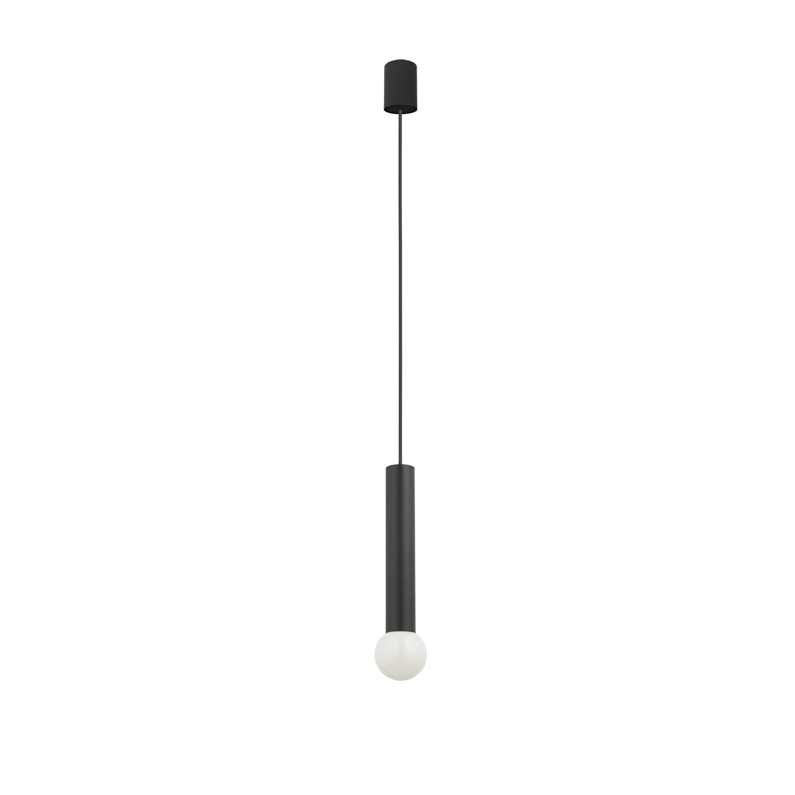 Czarna lampa, regulowana -metal, salon/jadalnia/sypialnia BATON BLACK M Nowodvorski 7852