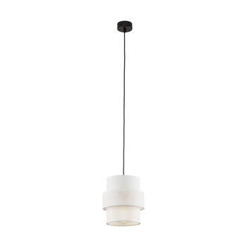 Dekoracyjna lampa zawieszana 15W biały/czarny 20cm CALISTO 5094