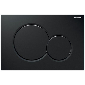 Przycisk uruchamiający GEBERIT Sigma01 okrągły RAL 9005 czarny 246 x 164 x 13 mm | 115770DW5