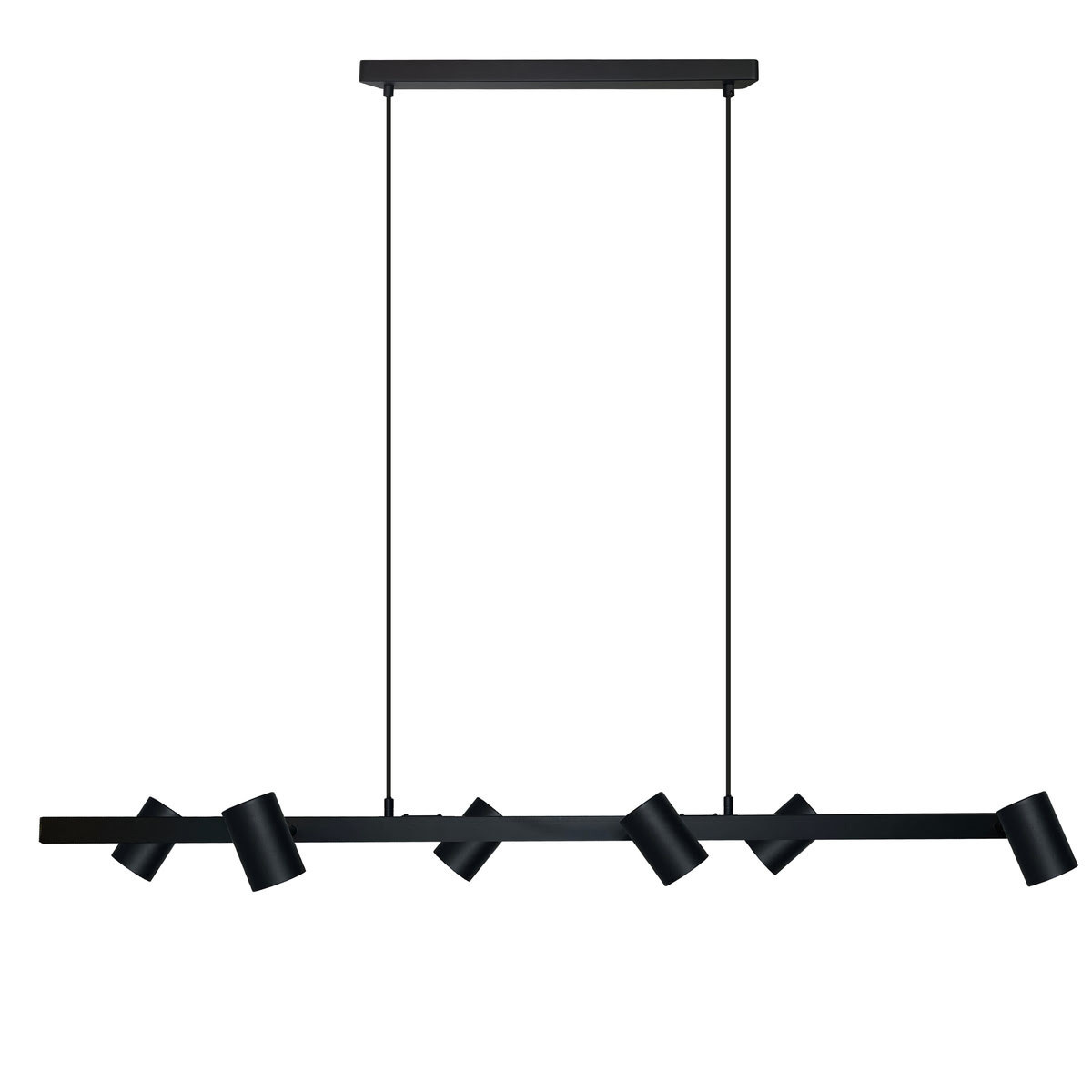Lampa wisząca Snow 6 czarna 6xGU10
