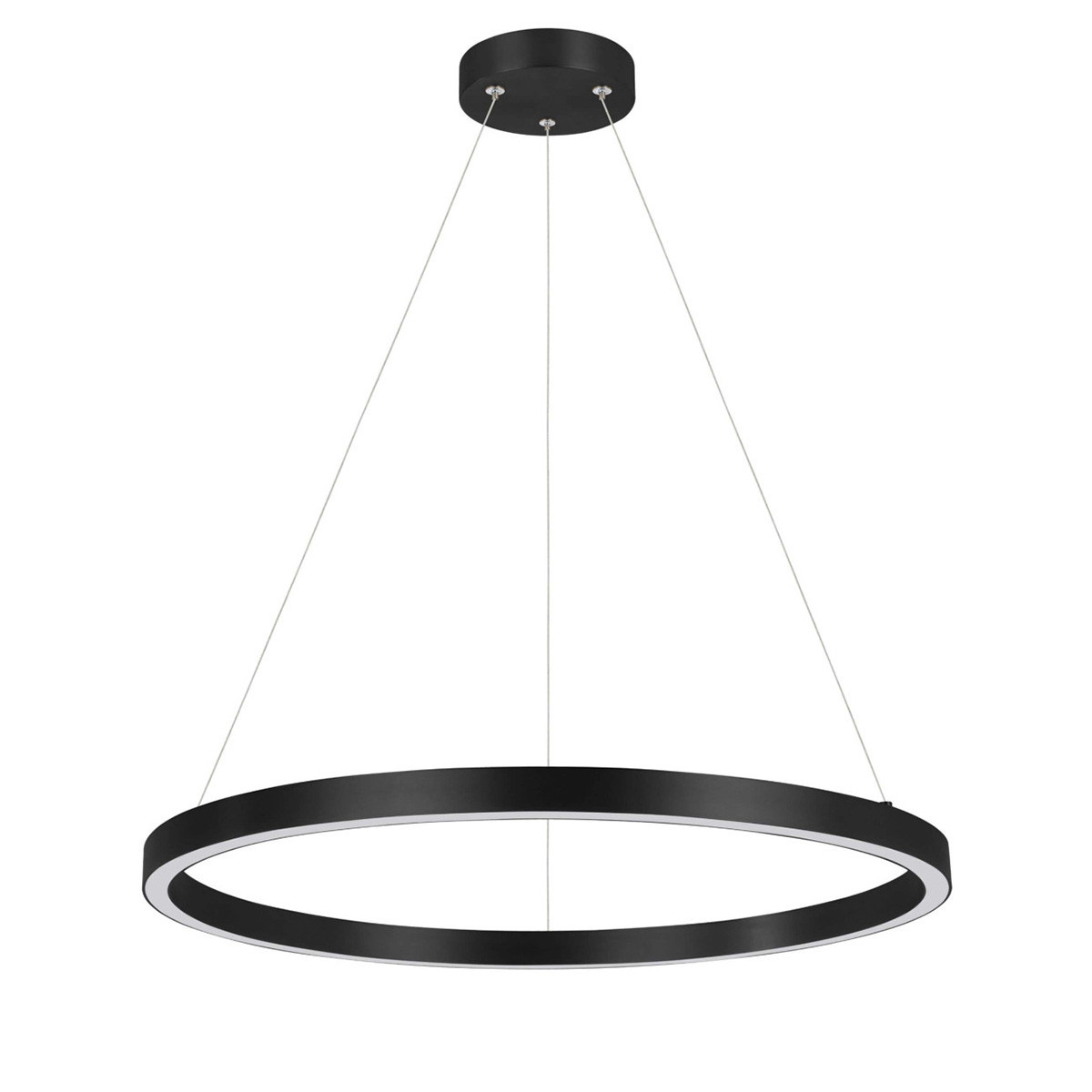 Lampa wisząca Midway Triangle czarna LED 3000K