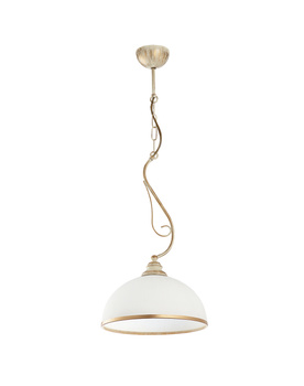 XSARA zwis ręcznie patynowany 1-punktowy ecru 1169