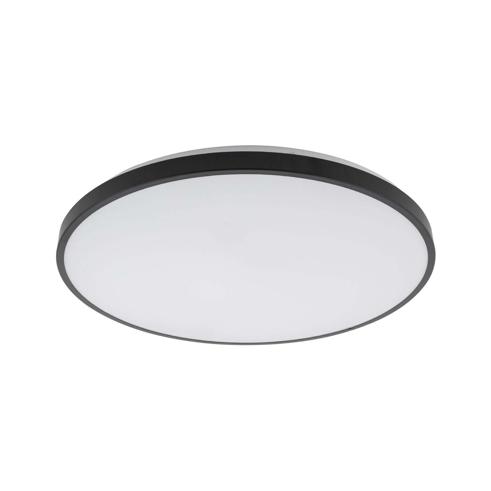 Nowoczesny plafon okrągły czarny LED 230V 3000K 10986