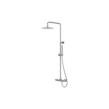 Natynkowy zestaw prysznicowy termostatyczny z deszczownicą Orion Chrome