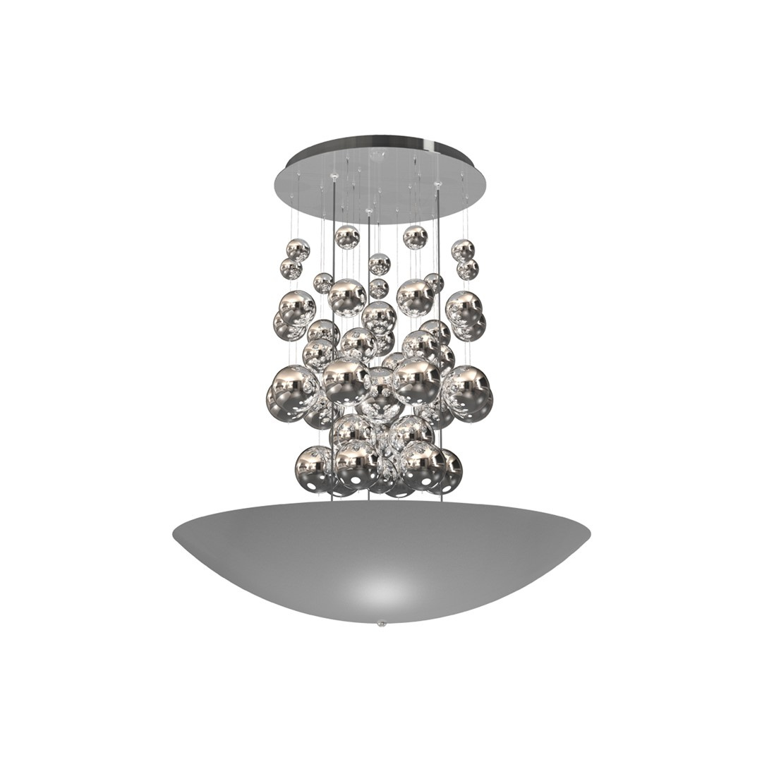 LAMPA WISZCA PERLA SILVER 42W LED