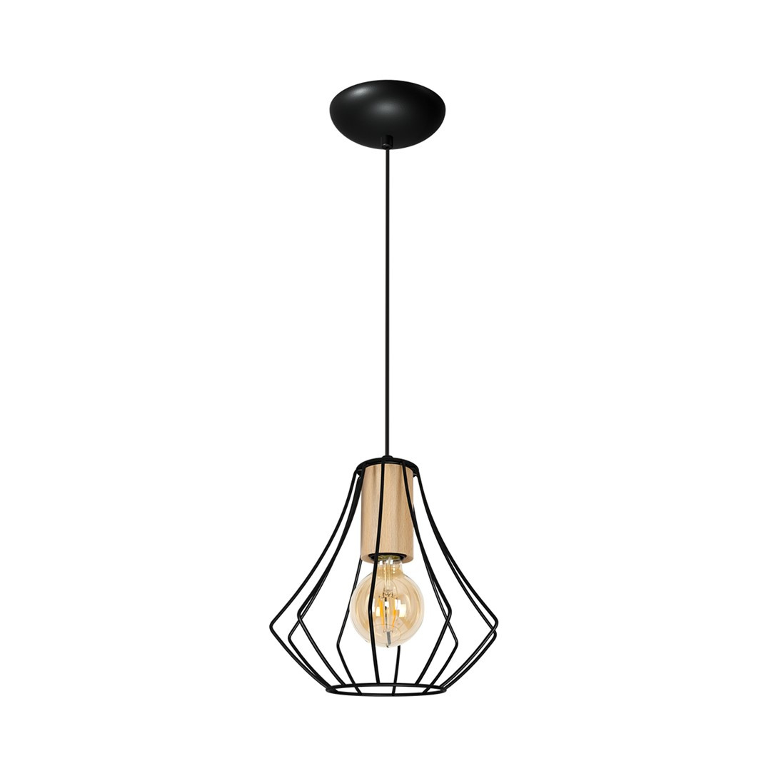 Lampa wiszca WILL BLACK 1XE27