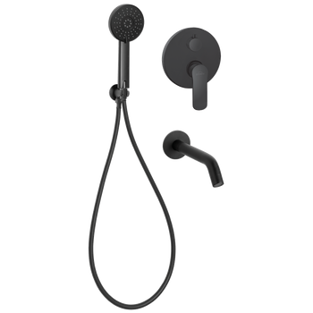 ZESTAW WANNOWY PODTYN Z BATERIĄ PODTYNKOWĄ 2-FUNKCYJNĄ SIROS