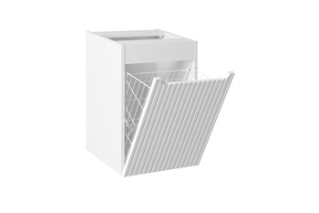 Szafka pod blat 40cm z koszem na pranie NOVA WHITE 81-40-1DK