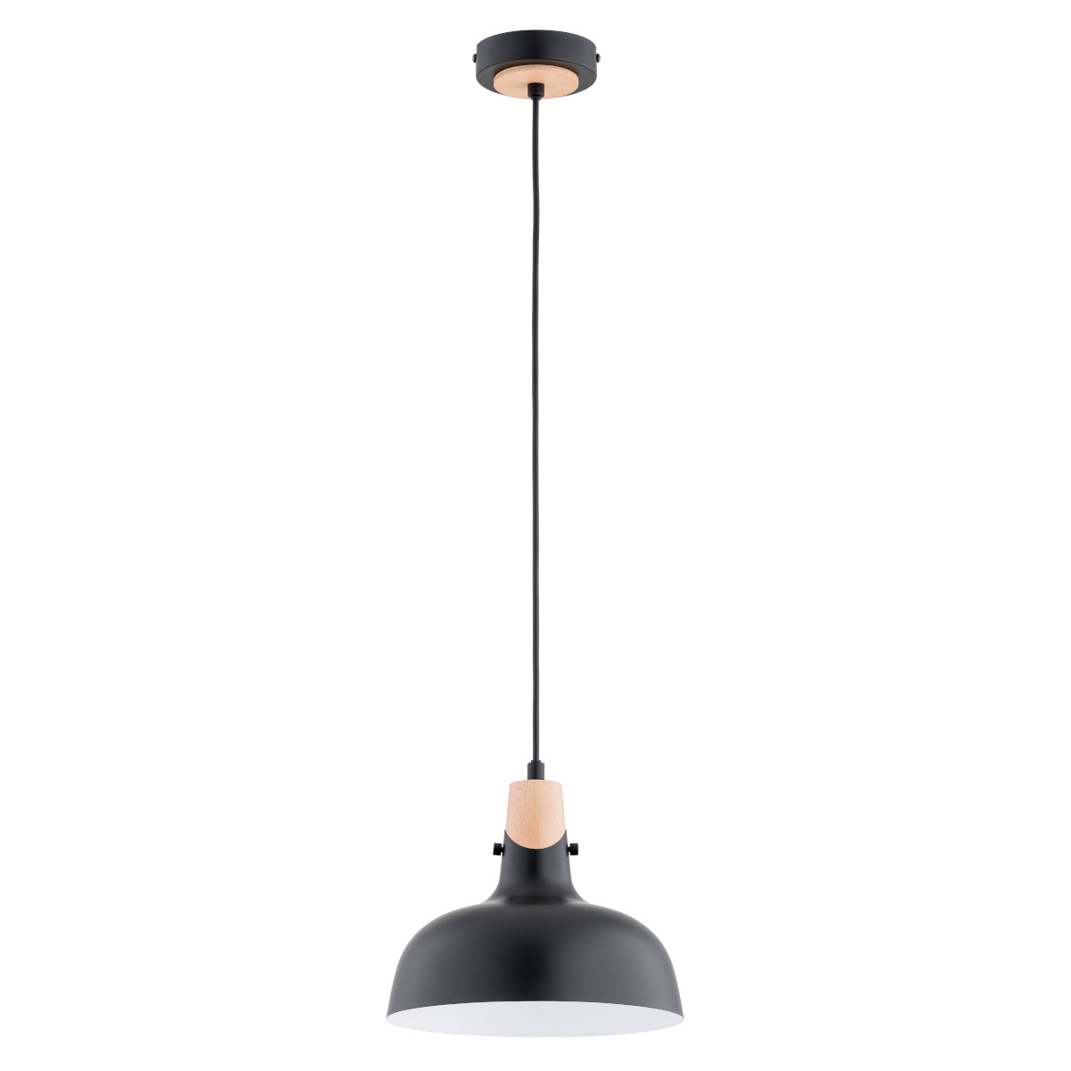 Skandynawska lampa z kloszem SOLO GEM 61314 CZARNA