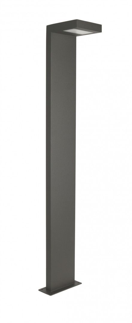 Prosta lampa ogrodowa s�upek 78cm 10W ciemny popiel KARO KR-780 Su-Ma