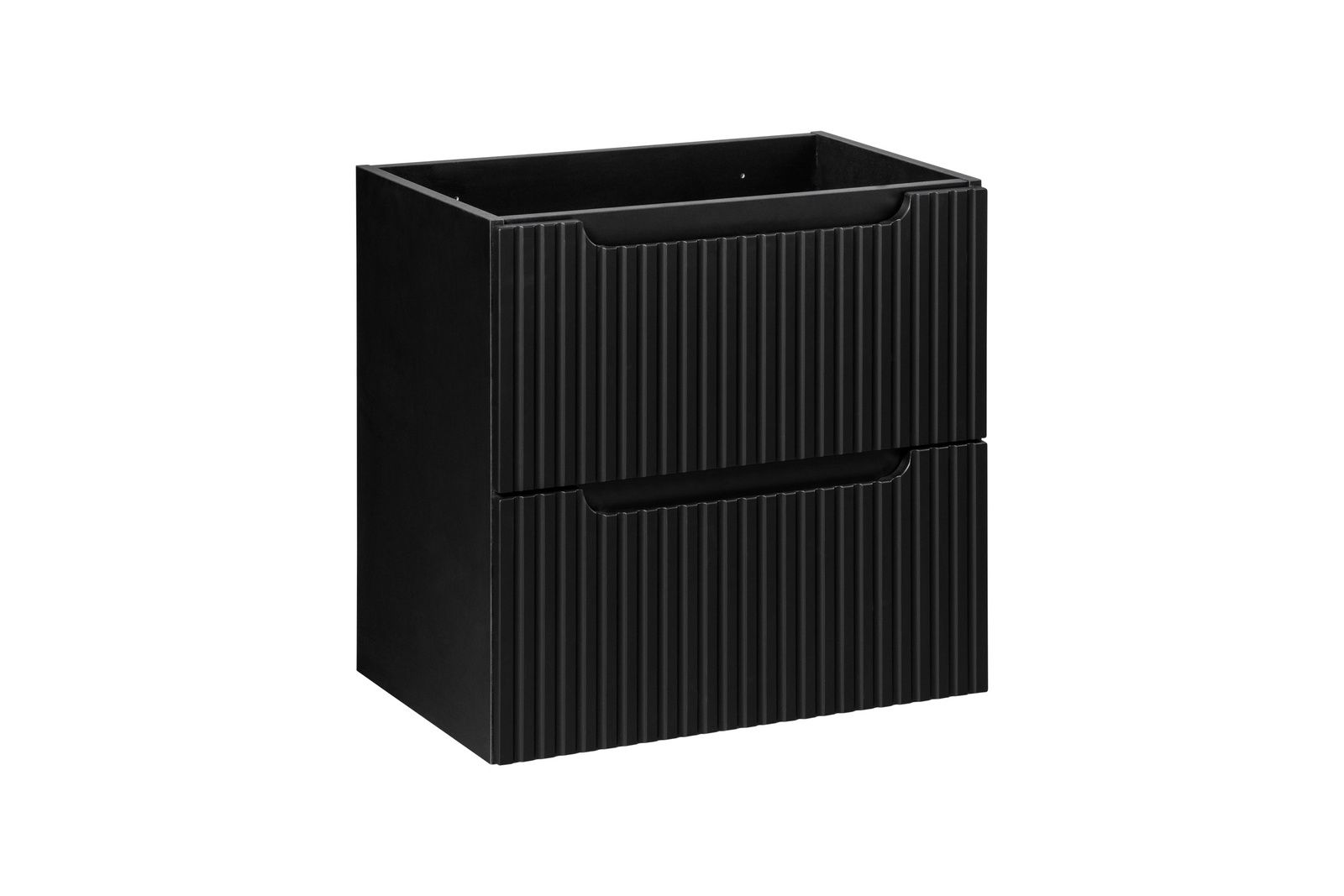 Szafka pod umywalkę 60cm 2 szuflady NOVA BLACK D2 82-60-2S