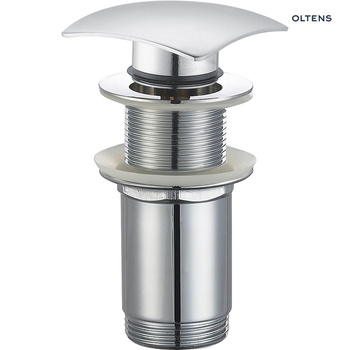 Oltens Rovde (S) korek do umywalki klik klak kwadratowy bez przelewu G 1 1/4 chrom 05202100