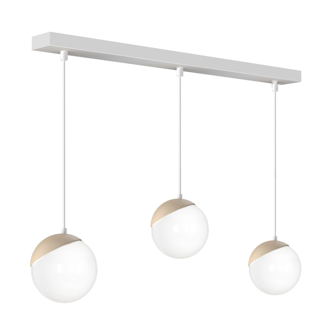 Lampa wiszca SFERA WOOD 3xE14