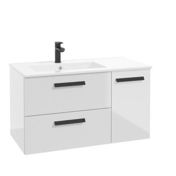 Szafka pod umywalkę Defra Faro D90 wisząca 90x45x50 cm Biały 001-D-09001