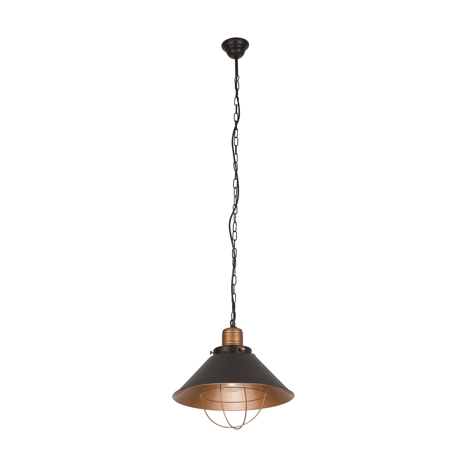 Lampa wiszca lift, czarna/miedziana 1xE27 kuchnia/wyspa kuchenna GARRET I ZWIS S Nowodvorski 6443