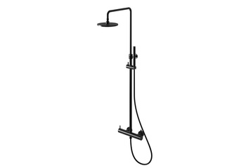 Zestaw prysznicowy natynkowy Axel Black QW276AB