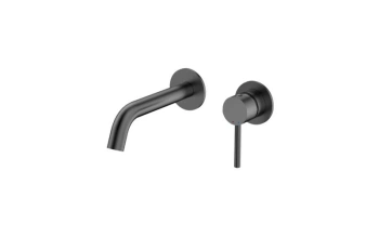 Besco BU-VS-GR bateria umywalkowa podtynkowa Veo gun metal, gun metal (grafit szczotkowany)