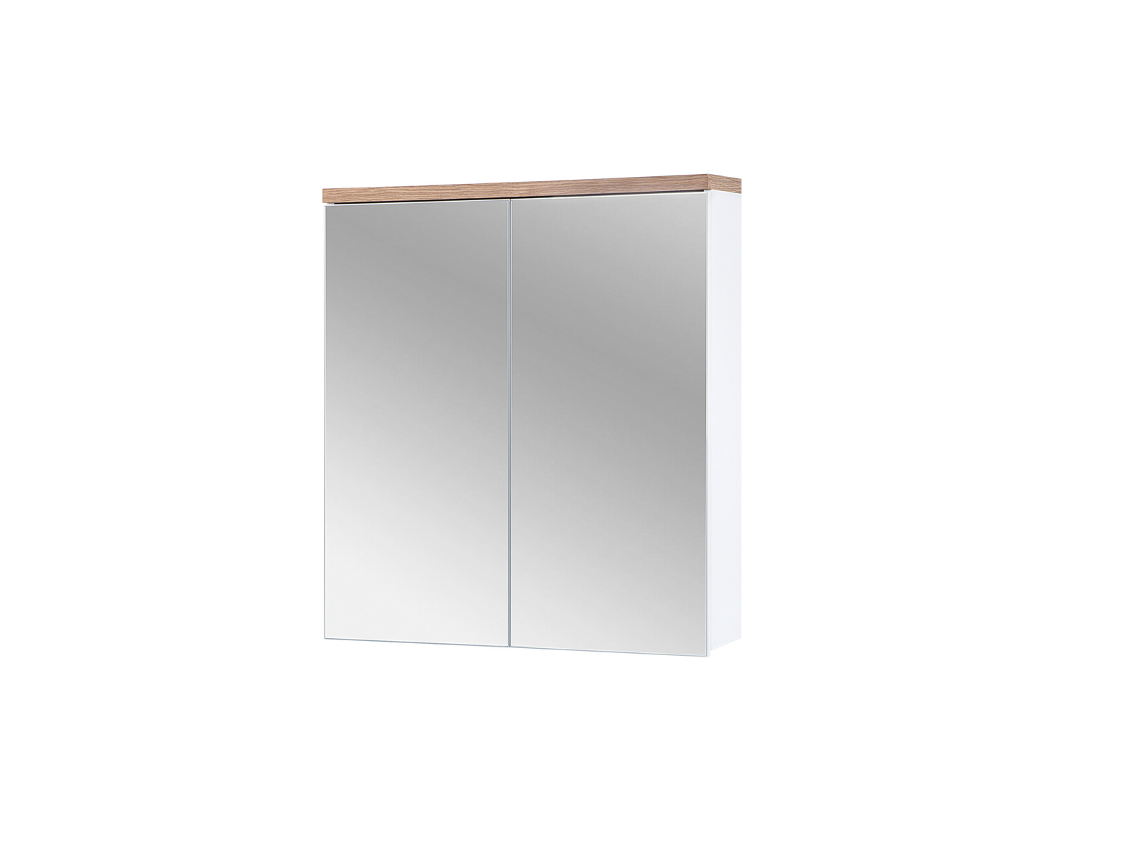 Szafka z Lustrem 60cm 2 Drzwi BALI WHITE 840 FSC