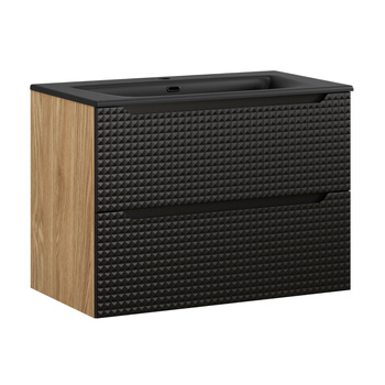 Zestaw mebli łazienkowych Luxor Black 80cm z umywalką meblową SKY – set-lxbl 80cm s sky bl