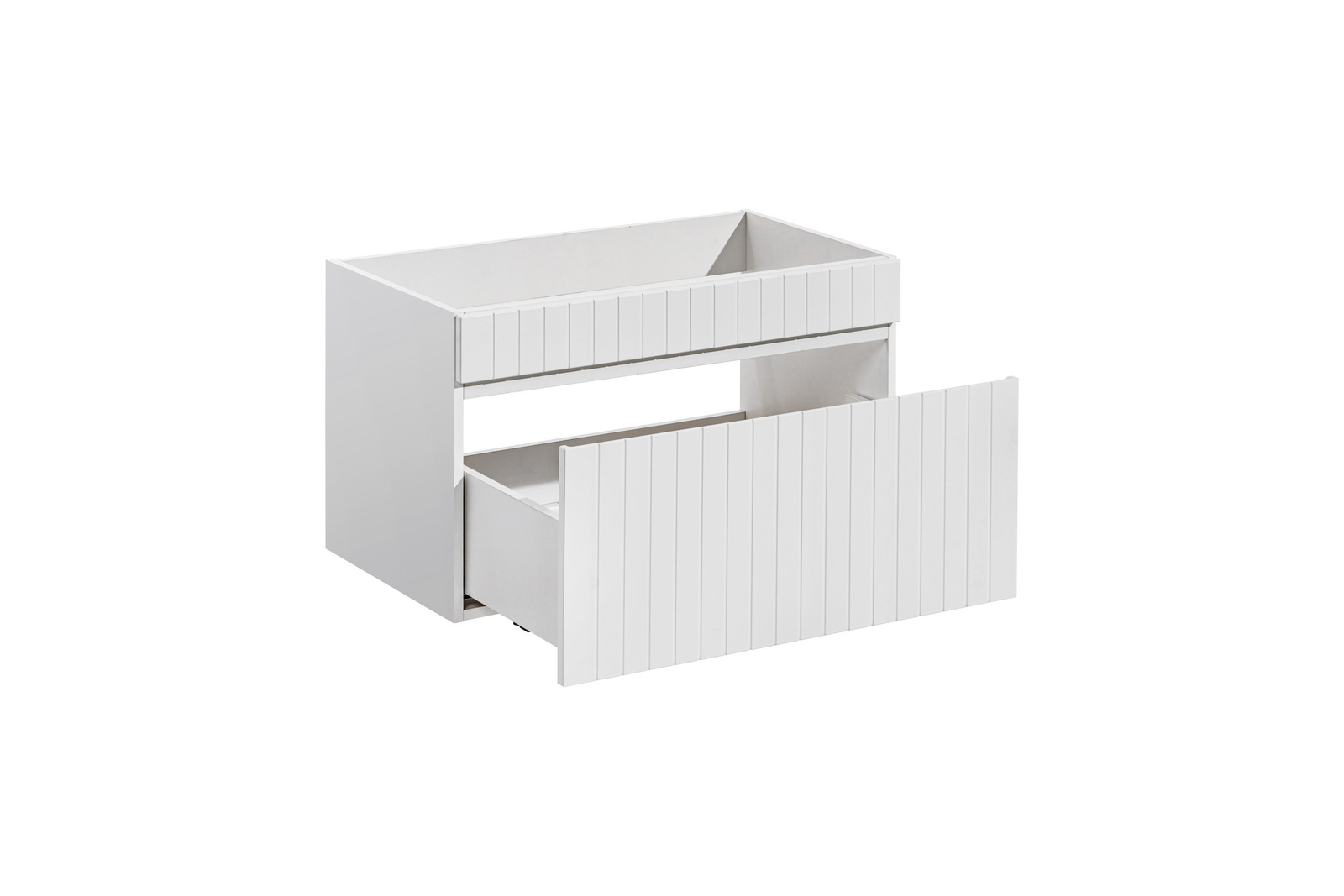 Szafka pod umywalkę 80cm 1 szuflada ICONIC WHITE 82-80-D-1S