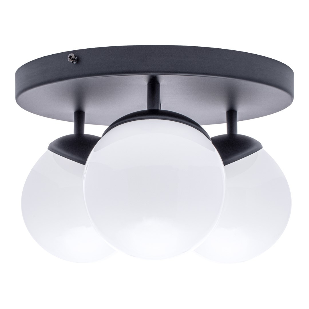 Lampa sufitowa SFERA BLACK 3xE14