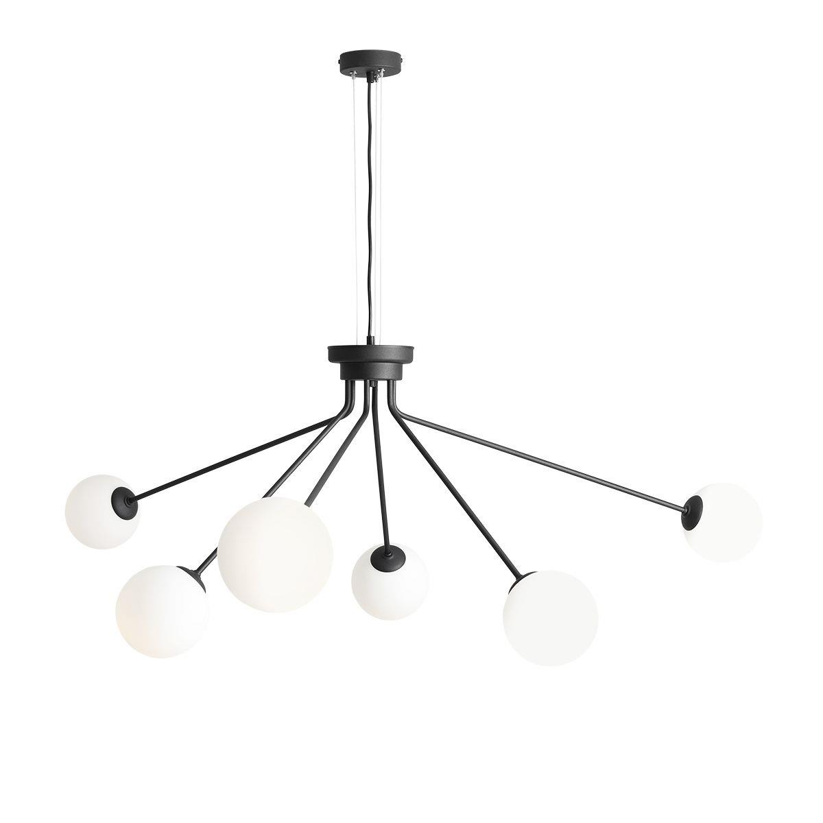 LAMPA WISZCA HOLM 6 BLACK