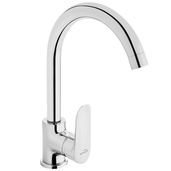 BATERIA ZLEW. Z WYLEWKĄ L ESLA CHROM