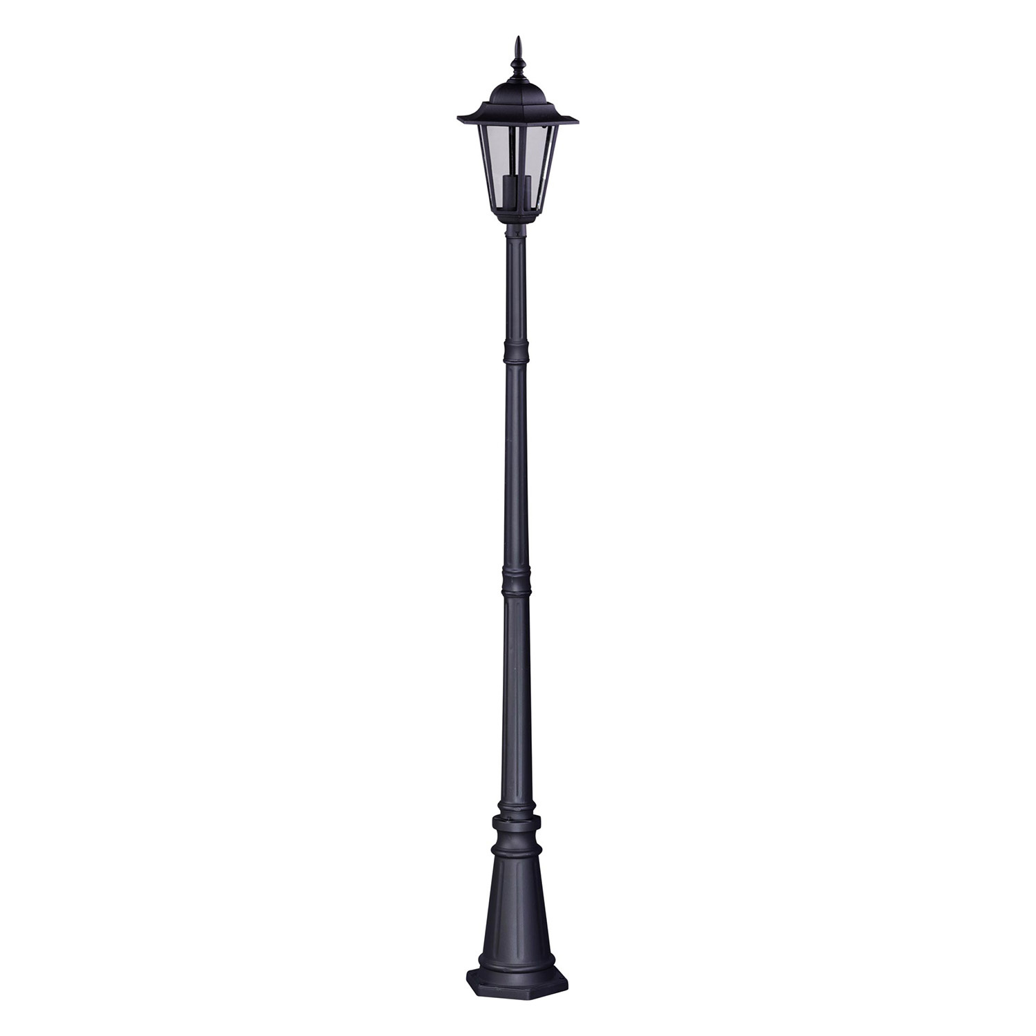 Wysoka zewntrzna lampa stojca K-7064A/1 czarna z serii STANDARD