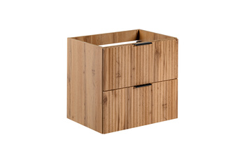 Szafka pod umywalkę Comad Dąb Wotan 60 cm – ADEL OAK 82-60-B-2S