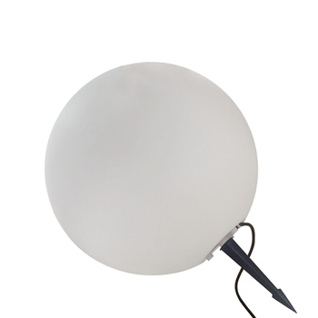Lampa ogrodowa Gaja 30 cm biała 1xE27