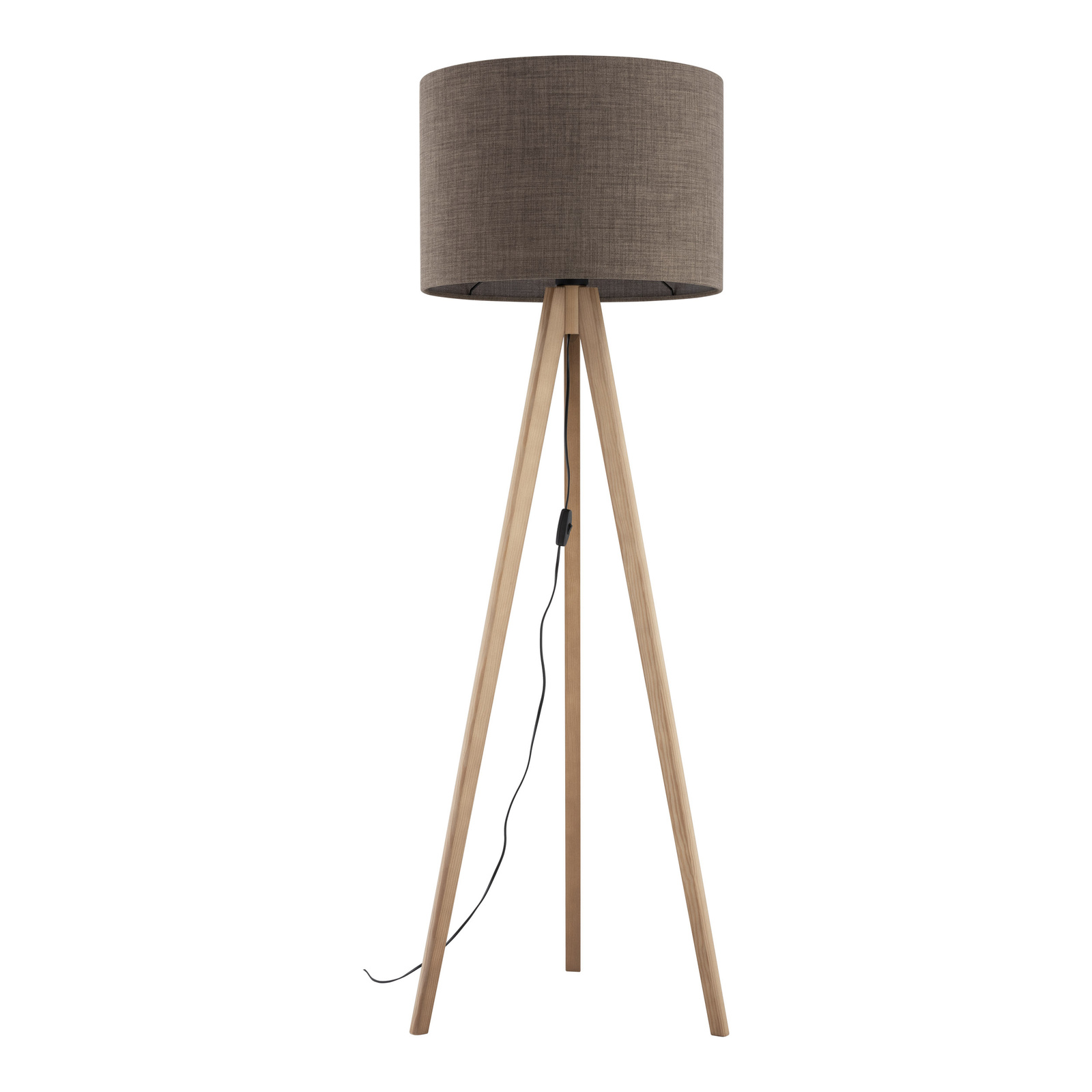 Lampa podłogowa 145cm trójnóg abazur 50cm Grand Sosna 16026 TK Lighting