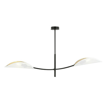 Biała lampa sufitowa 2- punktowa LOTUS 1107/2