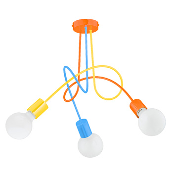 Lampa 3-punktowa TANGO 28263 KOLOROWA