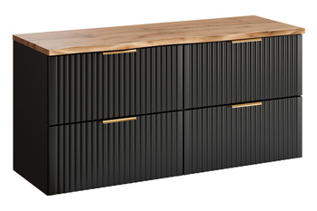 Zestaw meblowy 120cm z blatem SET-ADB B NAT WOTAN 120CM